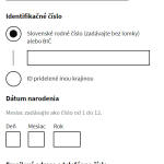 slovenská eHranica - mobilné zobrazenie